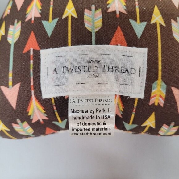 Lot 2 Sitting Owl Stuffed Plush W/ Scarf Dan Dee & A Twisted Thread Owl Pillow. - Picture 3 of 8